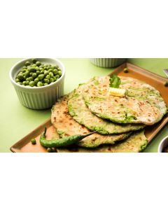 Matar Stuffed Paratha (2 pcs)